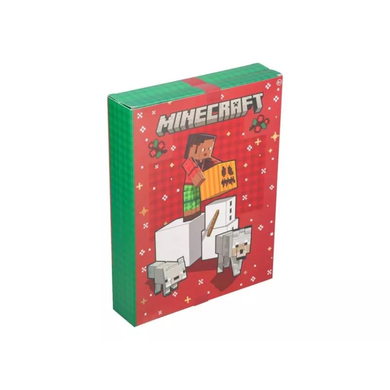 Adventinis kalendorius Paladone Minecraft Stationery 24 dienos – raštinės reikmenų rinkinys su 24 staigmenomis