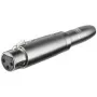 Wentronic Goobay XLR adapteris - XLR lizdas (3 kontaktai) > jack 6,35 mm lizdas (2 kontaktai, mono) (27453)