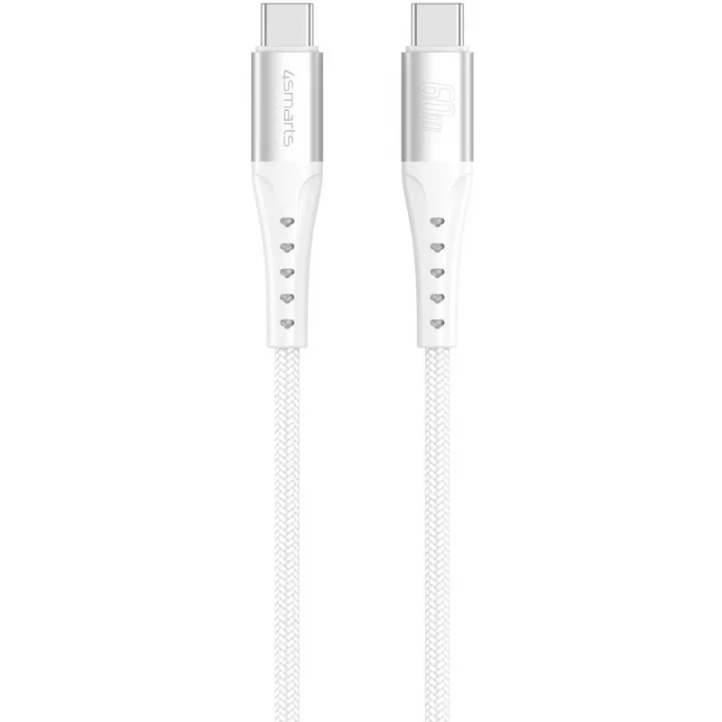 USB-C laidas 4smarts 541452 1,5 m USB-C baltas 0,48 Gbit/s