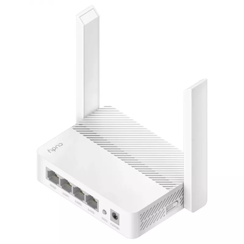 Cudy WR1200E belaidis maršrutizatorius Fast Ethernet Dual-band (2,4 GHz / 5 GHz) Baltas