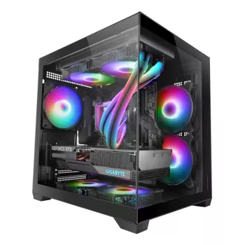 Mars Gaming MC-VIEW2 Mini Tower Juodas