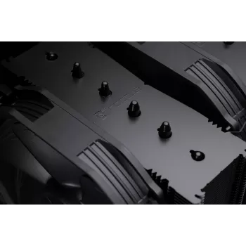 Noctua NH-D15 Chromax Pure Black CPU aušintuvas su dviem 140 mm ventiliatoriais