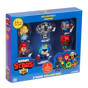 Brawl Stars S1 figūrėlės – 8 vnt. deluxe dėžutė VER.B