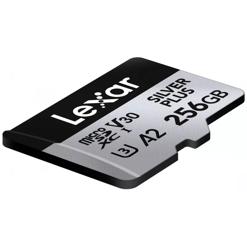 Lexar Silver Plus 256GB microSD kortelė C10 A2 U3 V30 205/150MB/s