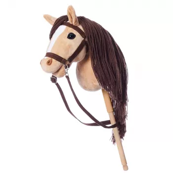 Žirgas ant lazdos HOPPIHORSE Hobby Horse A3 smėlio spalvos