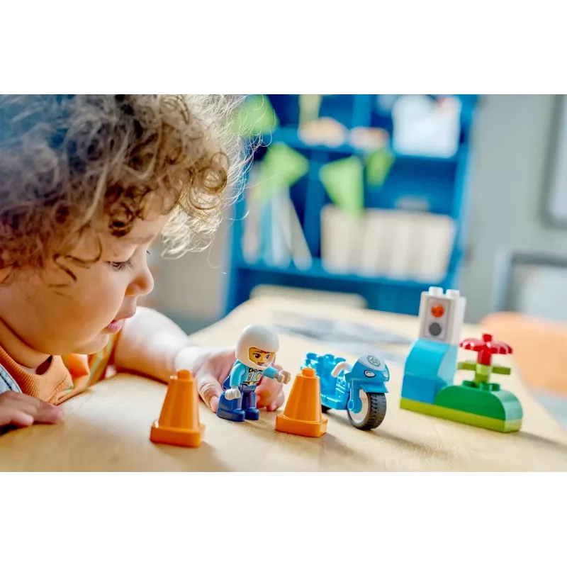 LEGO DUPLO 10471 Mėlynas policijos motociklas