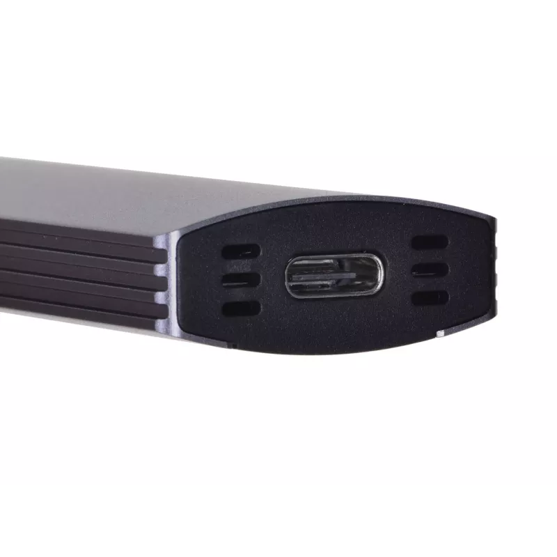 M.2 SSD korpusas Unitek uDrive pilkas — M.2 (2230/2242/2260/2280), NVMe/SATA III, USB-C 10 Gbit/s, aliuminis