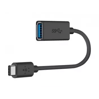 Belkin USB 3.0 laidas USB-C į USB-A 5GBit/s 1m Pilka (F2CU036BTBLK)