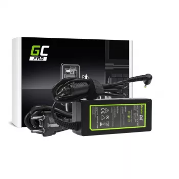 Maitinimo adapteris Green Cell AD123P 65 W 20 V 3,25 A, skirtas Lenovo, vidaus naudojimui, juodas, 2 m kabelis