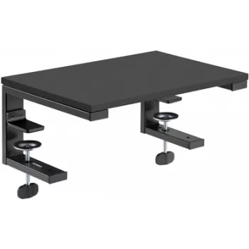 SpeaKa Professional SP-10938476 Monitorio stovas 380 mm x 250 mm Aukštis: iki 236 mm Juoda