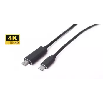 MicroConnect USB3.1CMDP1 USB-C (vyriškas) į Mini DisplayPort (vyrišką) adapteris, 1,83 m, 3840 x 2160 @ 60 Hz, juodas