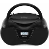 Boombox SENCOR SPT2300BK – CD grotuvas, MP3, USB, Bluetooth 5.1, FM, AUX, 4W, baterija/tinklas