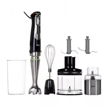 Braun MultiQuick 9 MQ9138XI 0.6 L Panardinis blenderis 1200 W Juodas, Nerūdijantis plienas