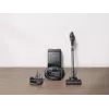 Robotas dulkių siurblys Eufy E20 Black – apvalus, su dulkėms surinkimo baze, 150 min veikimo laikas, 35 cm skersmuo