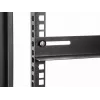 Montavimo kronšteinai DeLOCK 19 colių 450x40 mm 2 vnt. Juodi Metaliniai