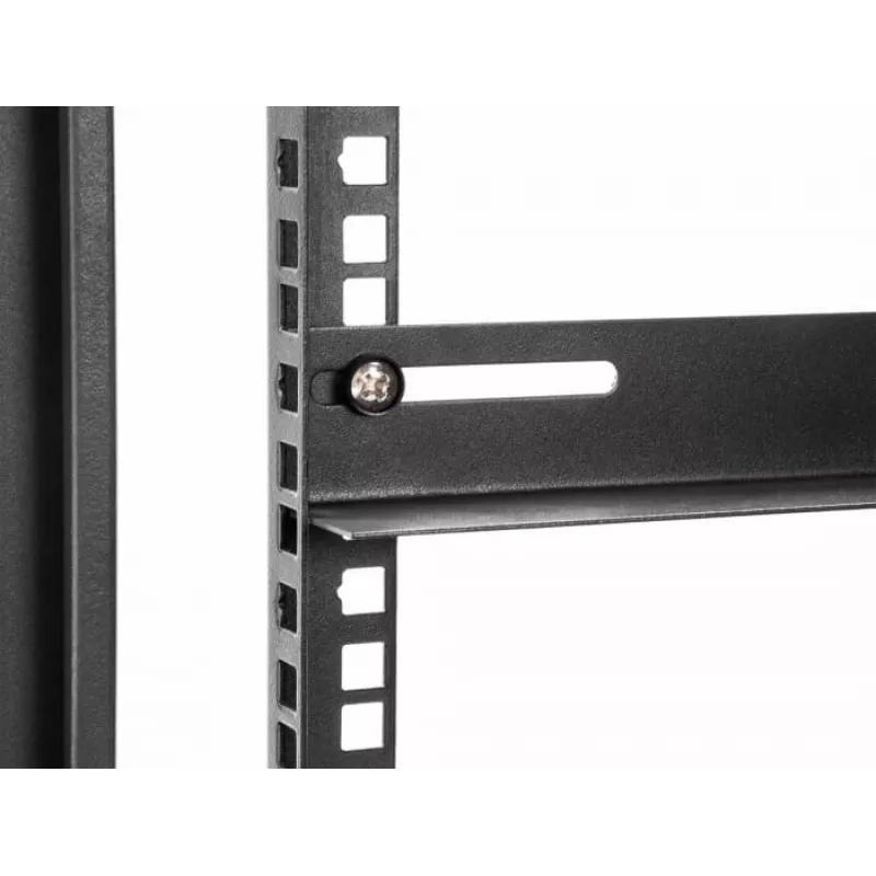Montavimo kronšteinai DeLOCK 19 colių 450x40 mm 2 vnt. Juodi Metaliniai