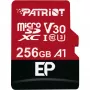 MicroSDXC atminties kortelė PATRIOT PEF256GEP31MCX 256 GB Class 10 U3 V30 Skaitymas 100 MB/s Rašymas 80 MB/s su SD adapteriu