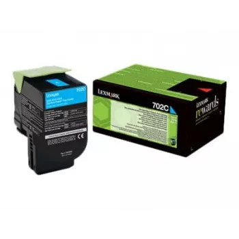 Originalus Lexmark 702C R toneris 1 vnt. Cian