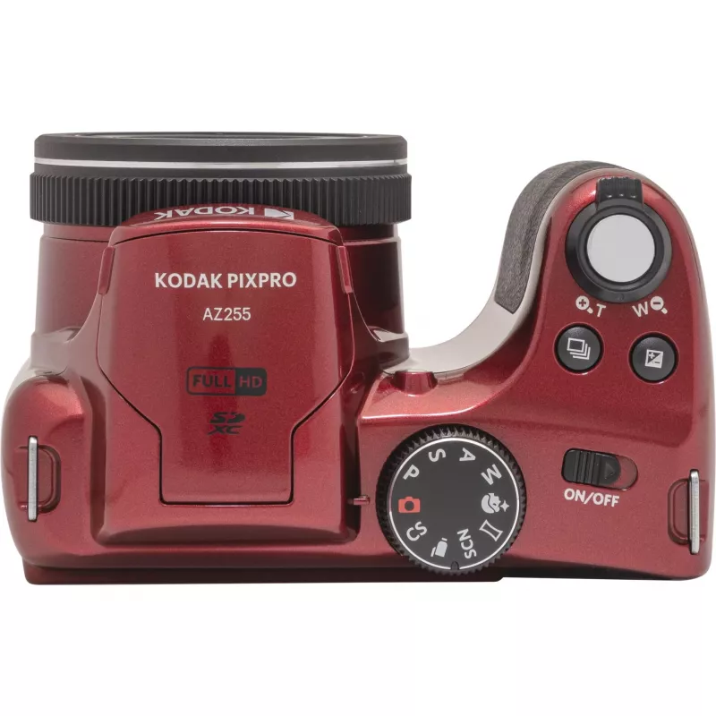 Kodak PIXPRO AZ255 1/2.3 Kompaktiška kamera 16,35 MP BSI CMOS 4608 x 3456 pikselių Raudona (AZ255RD)