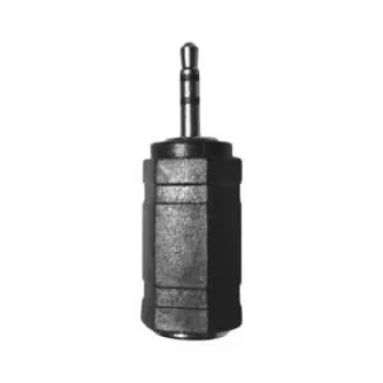 Stereo ausinių adapteris LOGILINK GA1103 — 3,5 mm stereo mini lizdas (motina) į stereo mikro kištuką (tėvas), juodas