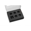 EK Water Blocks EK-Quantum Torque 6-Pack HDC 12 veržliarakčio antgalis juodas 1/4 colio 6 vnt.