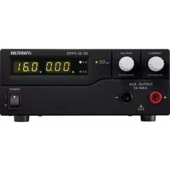 Laboratorinis maitinimo šaltinis VOLTCRAFT DPPS-16-30, reguliuojamas 1–16 V/DC, 0–30 A, 480 W, USB programuojamas, 1 išėjimas
