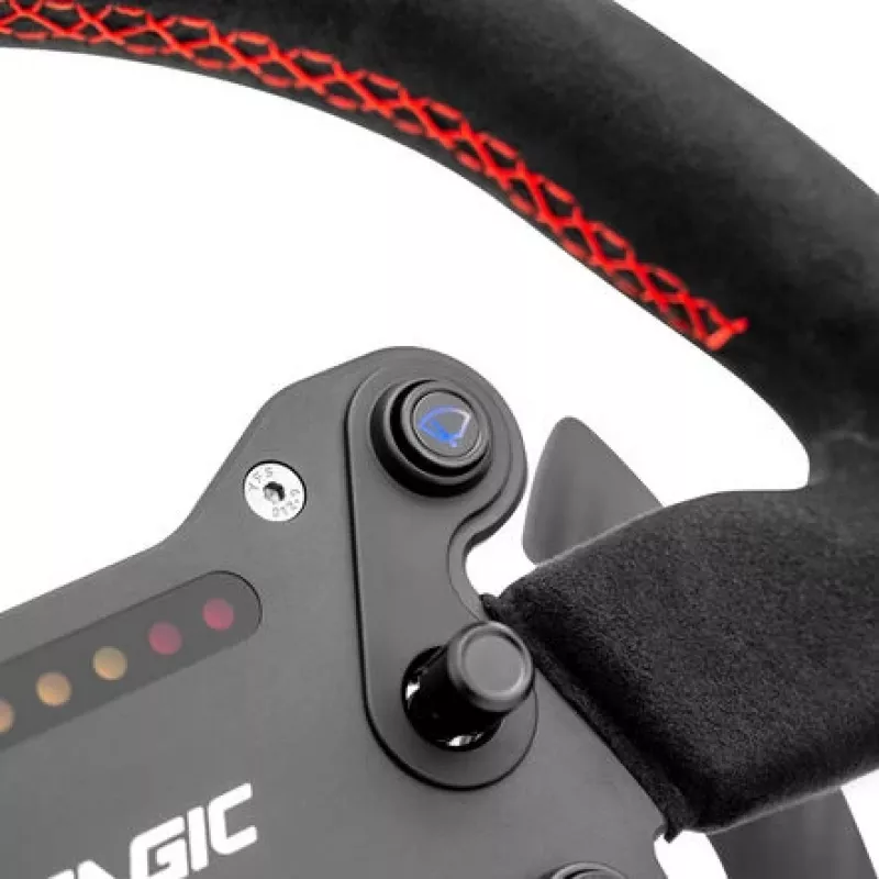 Vairaratis Simagic GTS Alcantara S202 — lenktyninis vairas su Alcantara danga