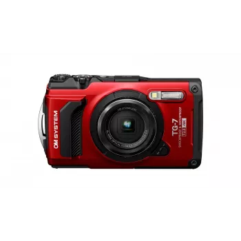 Fotoaparatas OM SYSTEM Tough TG-7 raudonas