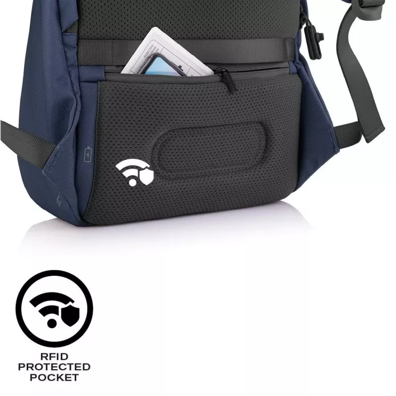 Kuprinė XDDESIGN Bobby Soft su 15,6 col. nešiojamojo kompiuterio skyriumi, 16 L, tamsiai mėlyna, PET