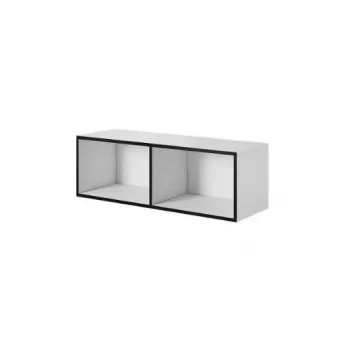 Atvira lentyna Cama Meble ROCO RO2 1120×370×370 mm balta/juoda ant grindų