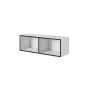 Atvira lentyna Cama Meble ROCO RO2 1120×370×370 mm balta/juoda ant grindų