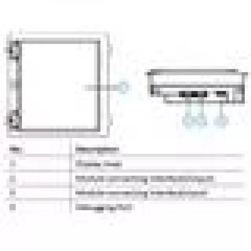 Displėjus Hikvision DS-KD-INFO