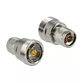Koaksialinis adapteris DELOCK 88841 — 7/16 kištukas į 7/16 kištuką, 29×42,2×29 mm, 1 vnt.