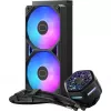 Skystas CPU aušintuvas Cooler Master MasterLiquid 240 Atmos II – 240 mm radiatorius, VRM ventiliatorius, RGB