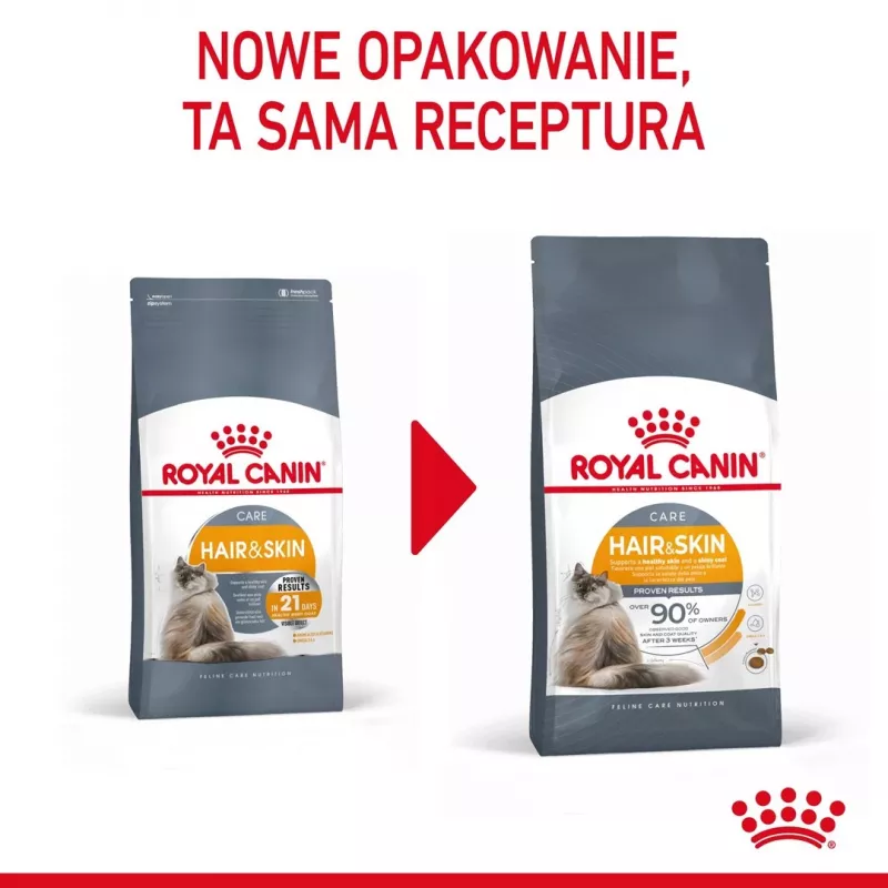 ROYAL CANIN Hair&Skin Care Adult - sausi kačių ėdalai - 400g