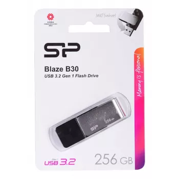 USB atmintukas Silicon Power 256GB USB Type-A 3.2 Gen 1 Blaze B30