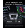 Kroviklis GeNPrime 200W GaN 4xUSB-C 2xUSB-A Juodas