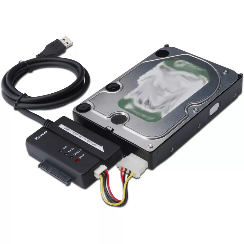DIGITUS DA-70325 – valdiklis saugykloms, 2,5 colio / 3,5 colio, ATA / SATA 3Gb/s, 300 MB/s, USB 3.0