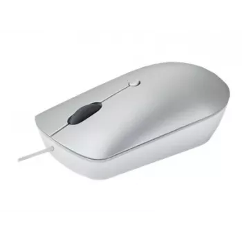 Laidinė optinė ambidekstrinė pelė Lenovo 540 USB Type-C, pilka, 4 mygtukai, 1,8 m laidas