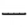 Patch panel RACK 24 prievadų, kat.6 UTP