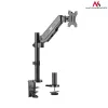 Stalinis monitoriaus laikiklis MACLEAN MC-775, 32 colių (81,3 cm), VESA 75x75–100x100, iki 8 kg, pilka