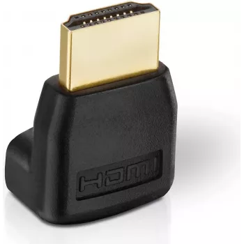 HDMI adapteris helos BASIC 302028 — HDMI kištukas į lizdą, kampuotas, palaiko 1080p