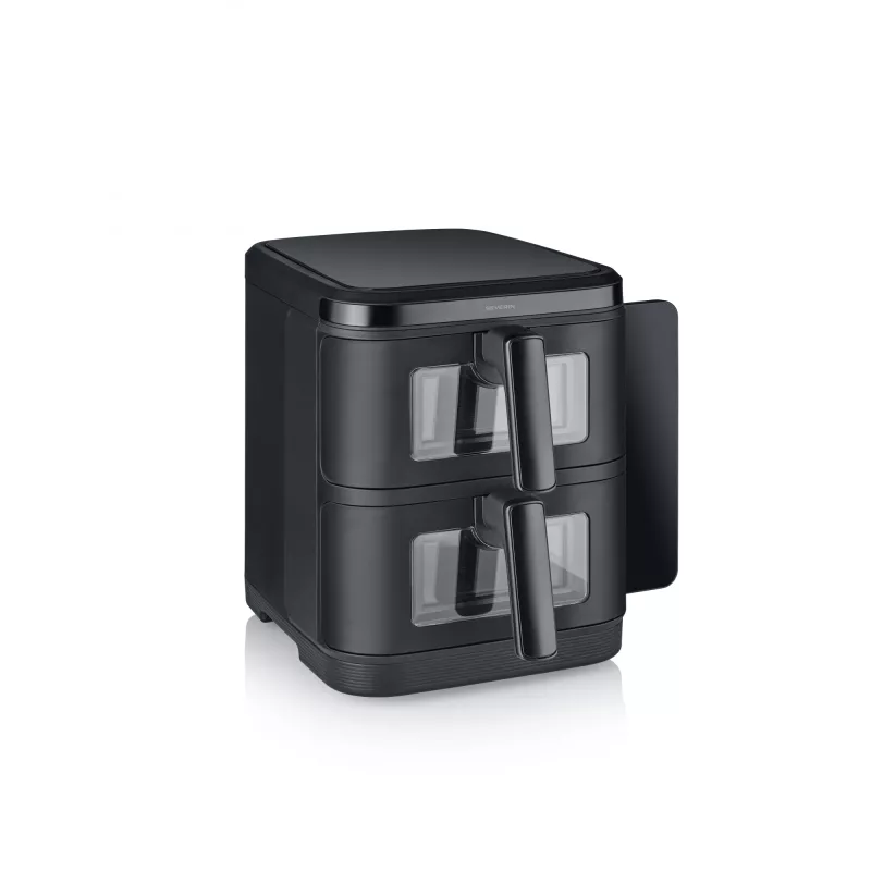 Kepintuvas SEVERIN FR 2468 S-Fry Duo Stack 2-in-1 gaminimo talpa, dviejų krepšelių dizainas