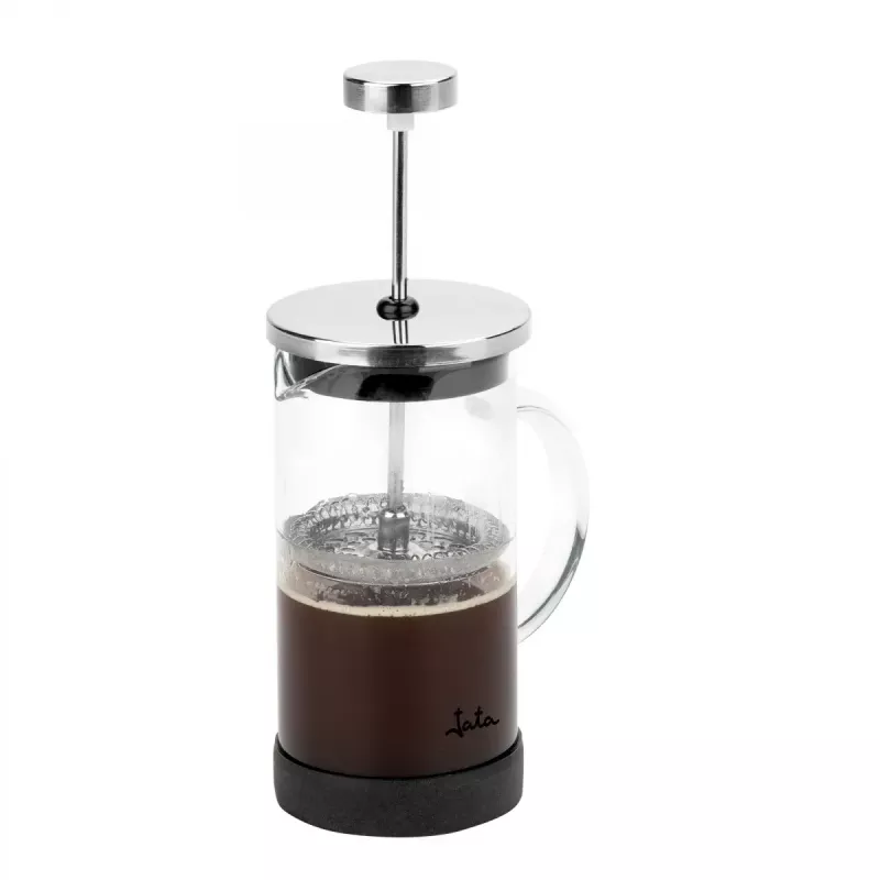 Jata HCAF1135 rankinis kavos virimo aparatas French Press 0,35 L juodas permatomas BPA-free
