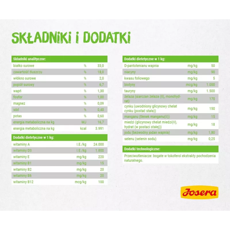 Josera SensiCat sausas ėdalas katėms 2 kg Suaugę Kepenys