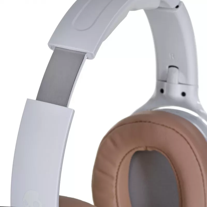 Ausinės Skullcandy Hesh ANC belaidės ir laidinės, lankeliu, skambučiams/muzikai, USB Type-C, Bluetooth, baltos
