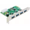 Vidinė USB 3.2 Gen 1 adapterio plokštė DeLOCK 89363