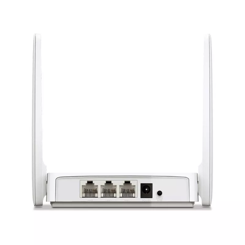 Stalinis maršrutizatorius MERCUSYS AC10 dviejų juostų 2.4/5 GHz Wi‑Fi 5, 4 išorinės antenos, 1x Fast Ethernet (WAN/LAN)