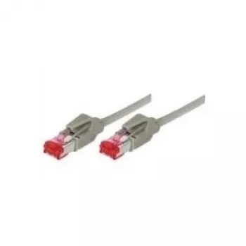 Tecline - Pataisos laidas - RJ-45 (M) į RJ-45 (M) - 1,5 m - SFTP, PiMF - CAT 6 - Ekranuotas, su apsauga nuo užkabinimo - Pilka (744015)