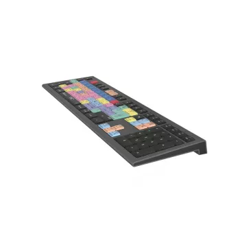 Logickeyboard Adobe Premiere Pro CC Astra 2 klaviatūra, universali USB, QWERTZ vokiškas išdėstymas, pilka